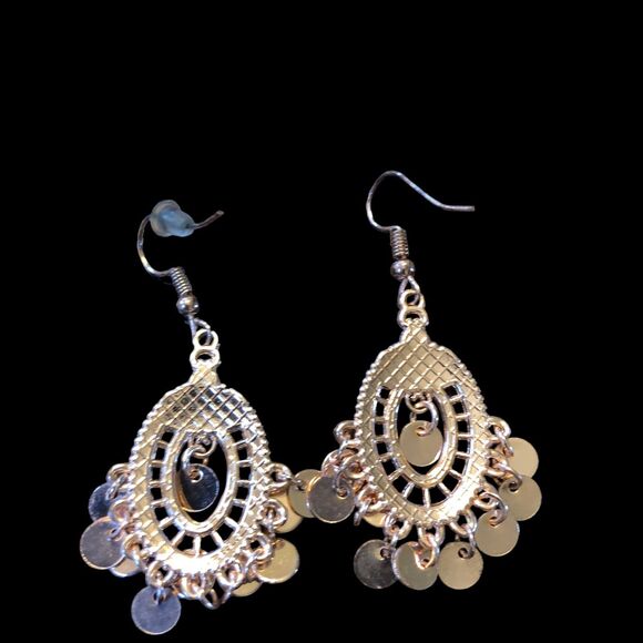 Set of 3 Rose Goldtone Necklace & Earrings, Heart Necklace & Earrings, & Dangles - Picture 8 of 10